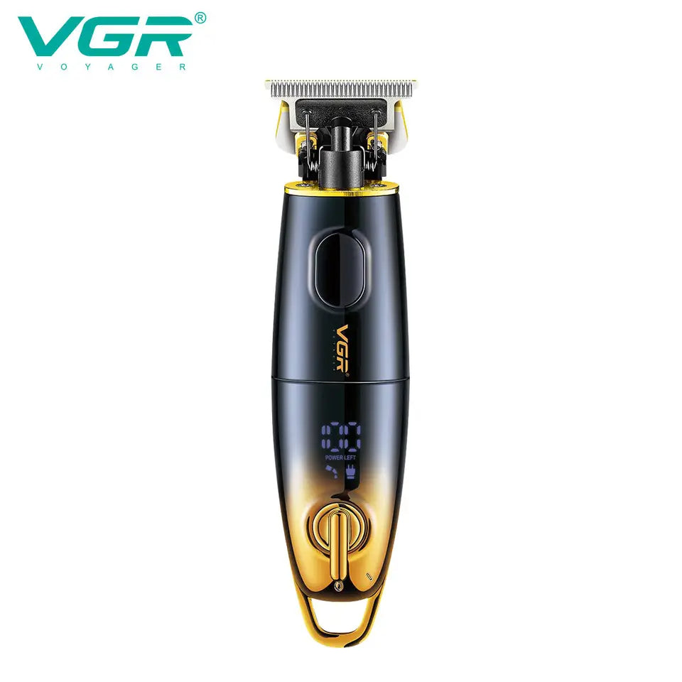 VGR V-979 Hair Trimmer Professional Hair Clipper Electric Hair Cutting Machine LED Display 0mm Cutting Barber Trimmer for Men V 979