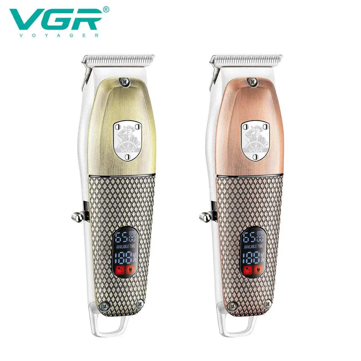 VGR Barber Professional Hair Trimmer For Men Hair Clipper Beard Facial Rechargeable Hair Cutting Machine Haircut For Men V-976