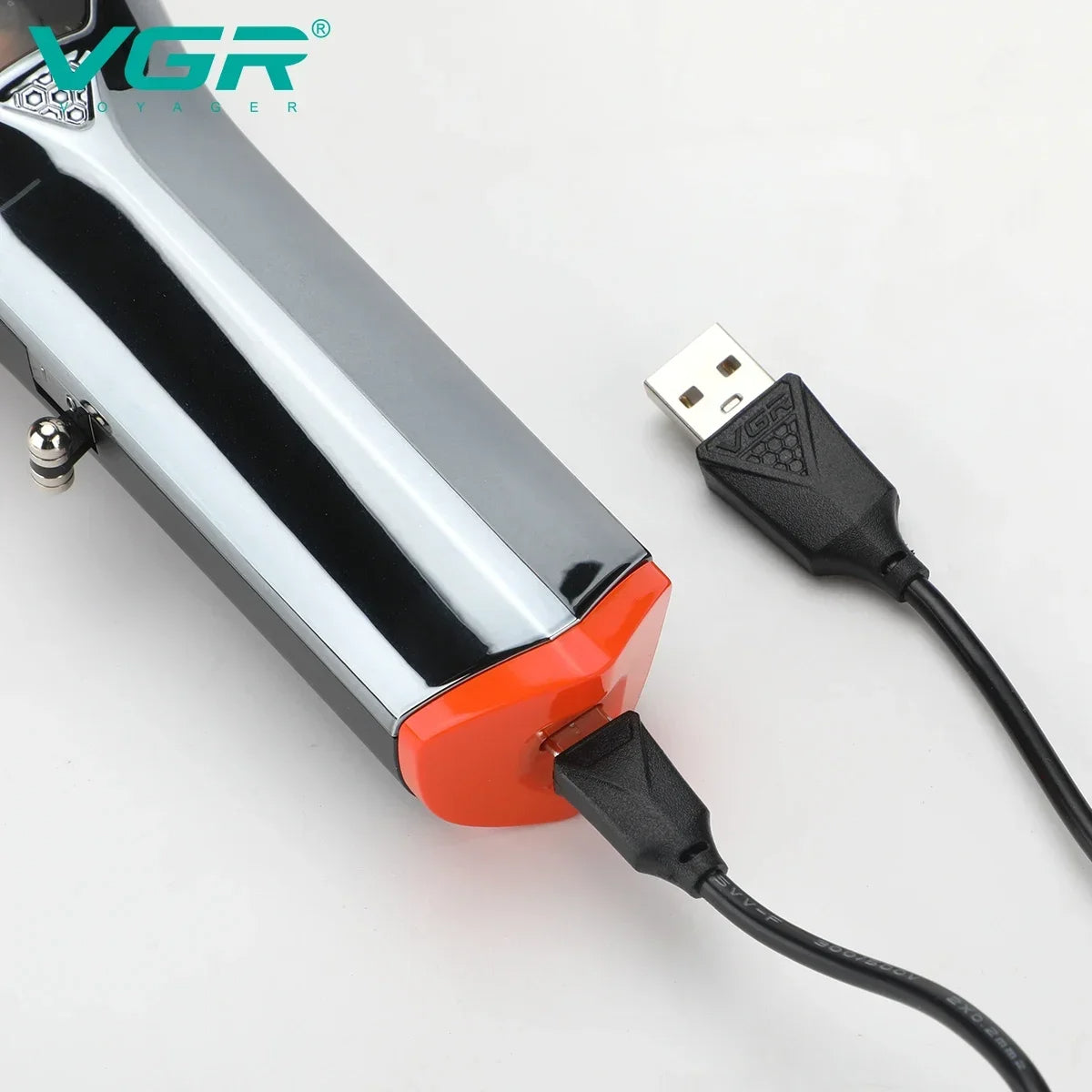 VGR v 647 Hair Clipper Cordless Hair Cutting Machine Adjustable Hair Trimmer Magnetic Motor 9000 RPM Haircut Clipper for Men V-647