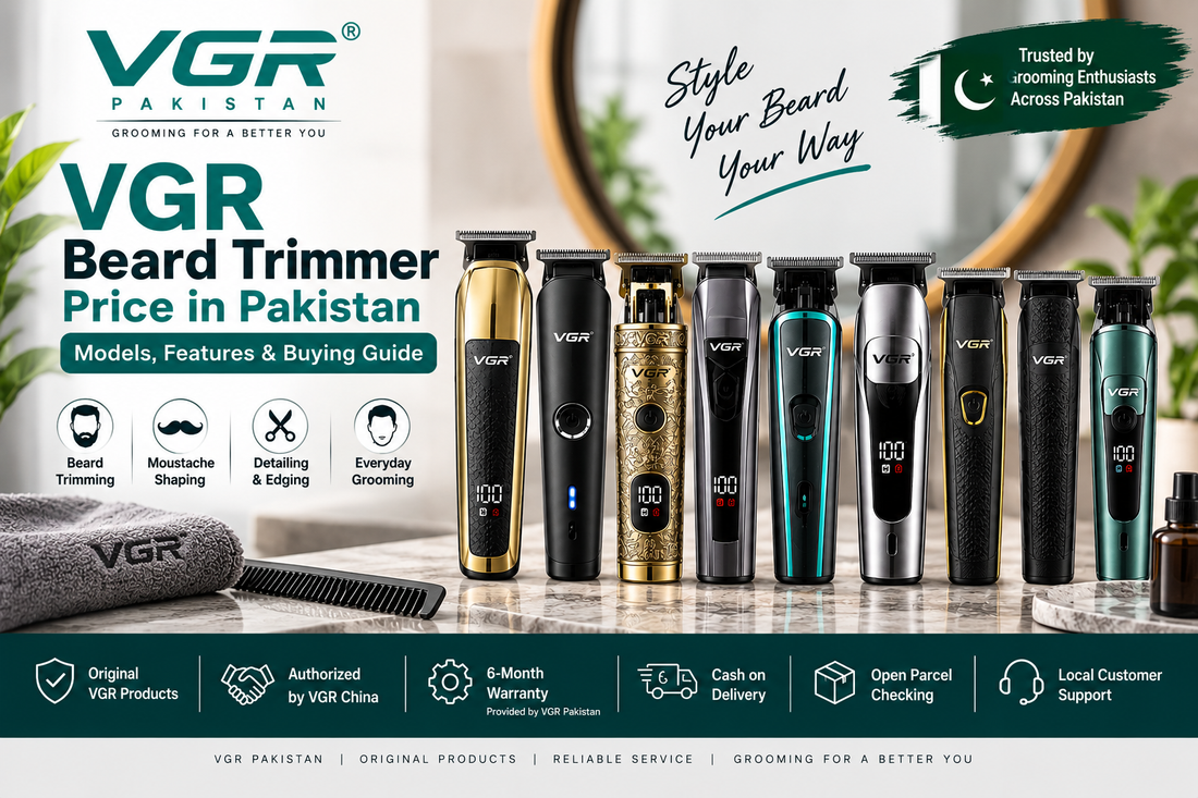 VGR Beard Trimmer Price in Pakistan – Cordless Beard Trimmers for Men
