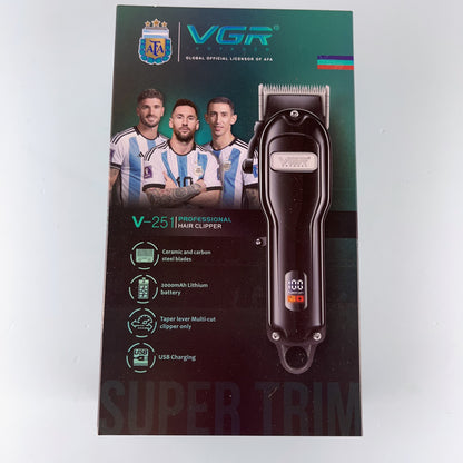Vgr V-251 Barber Hair Cut Machine Electric Rechargeable Cordless Professional Hair Clipper trimmer shaver For Men