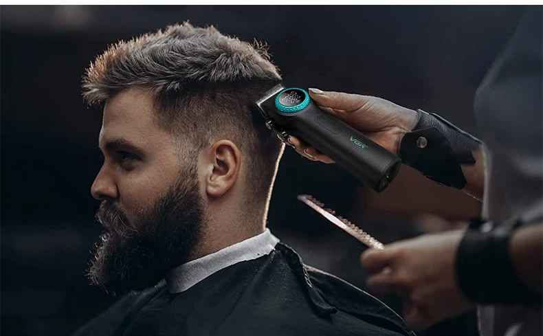 VGR v 001 Hair Trimmer Professional Hair Cutting Machine Clipper Barber Adjustable Haircut Trimmer 9000 RPM Hair Trimmer for Men V-001
