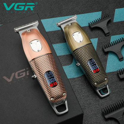 VGR Barber Professional Hair Trimmer For Men Hair Clipper Beard Facial Rechargeable Hair Cutting Machine Haircut For Men V-976