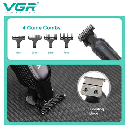 VGR Hair Trimmer Professional Hair Clipper Rechargeable Hair Cutting Machine Electric Barber Plastic Trimmer for Men V-930