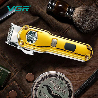 VGR V-693 Powerful Hair Cut Machine Professional Rechargeable Barber Hair Clipper For Men Cordless