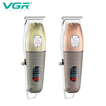 VGR Barber Professional Hair Trimmer For Men Hair Clipper Beard Facial Rechargeable Hair Cutting Machine Haircut For Men V-976