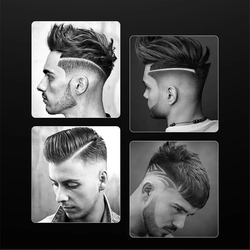 Beard lining and bald fade hair cuts created using VGR V901 shaving machine