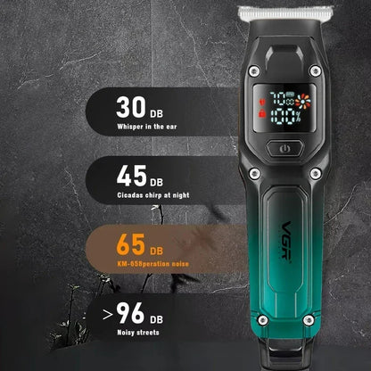 VGR V-964 skin friendly zero gapped stainless steel blade hair clipper head