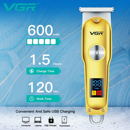 VGR V-290 trimmer 120 minutes work time and 600mah battery capacity