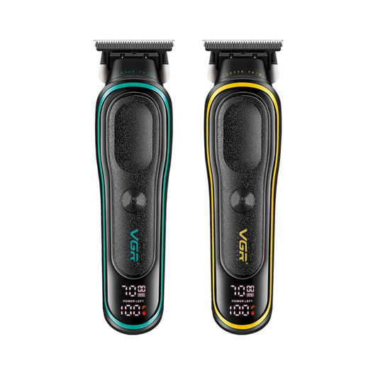 gr v-250 professional hair trimmer with digital display front view