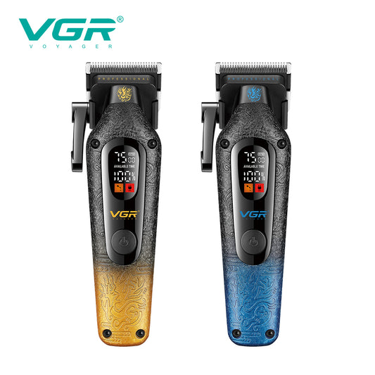 VGR V-879C Professional Hair Clipper Gold and Blue Color Variants in Pakistan